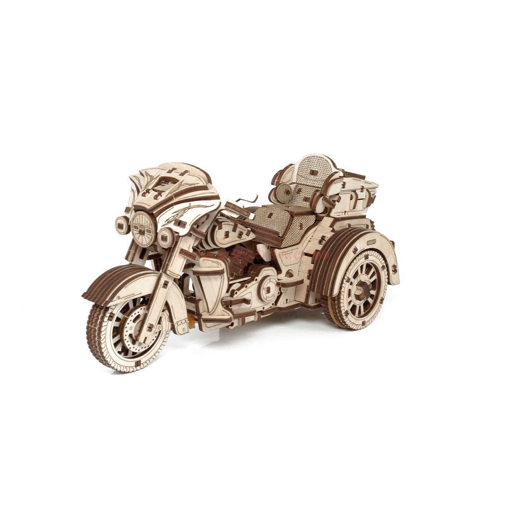 Ewa – Trike, Moto de 3 ruedas, De Madera Contrachapada, Funcional, Kit de montaje, Ref: 59500291