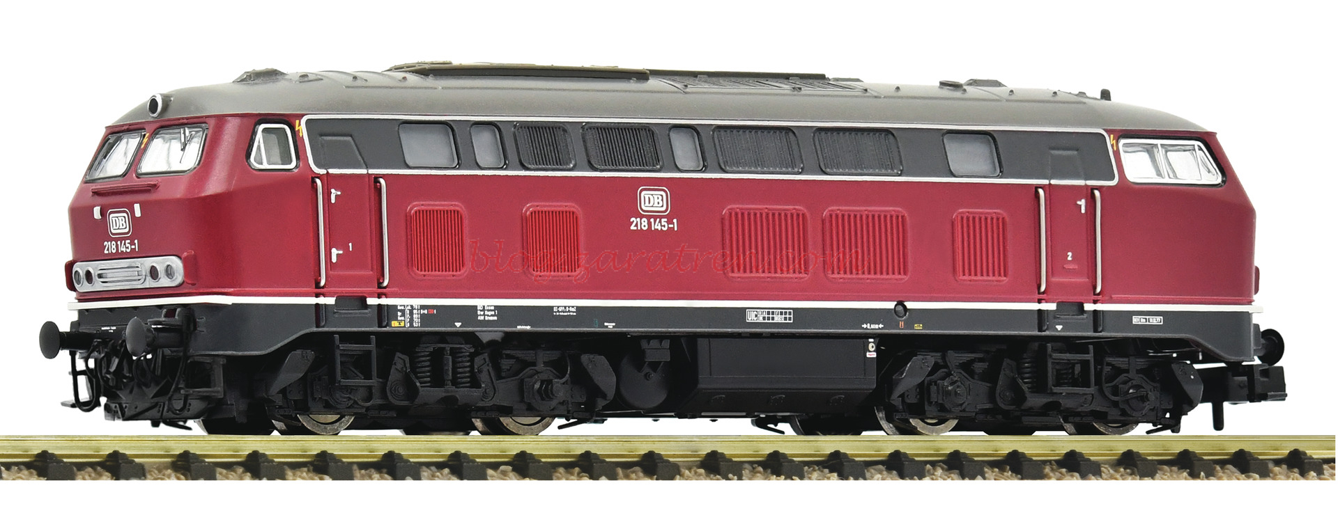 Fleischmann – Locomotora diesel 218 145-1 DB, Analogico, Epoca IV, Escala N, Ref: 724221