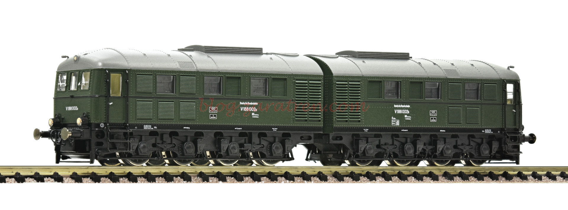 Fleischmann – Locomotora diésel V 188 002, DB, Analógica, Epoca III, Escala N, Ref: 725103