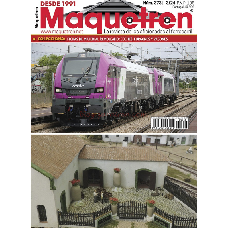 Revista mensual Maquetren, Nº 373, 2024