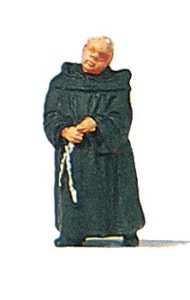 Preiser - Monje con sotana, 1 figura, Escala H0, Ref: 28057