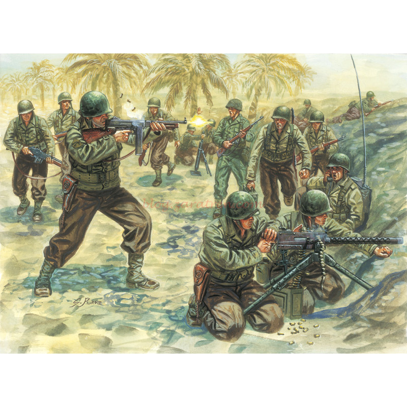 Italeri – Infanteria Estadounidense, Escala 1:72, Ref: 6120
