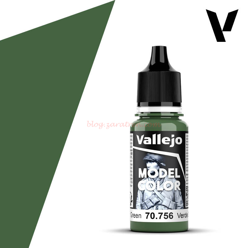 Vallejo – Acrilico Model Color Verde Splinter (077). Bote 17 ml. Ref: 70.756