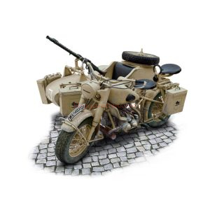 Italeri - Moto Militar Alemana con sidecar, Escala 1:9, Ref: 7403