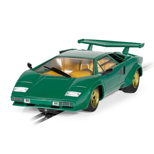 Superslot – Lamborghini Countach – Green, Escala 1/32, Ref: H4500