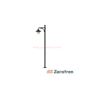 Zaratren - Farola metálica de un foco, Tipo 62, Tecnologia LED, Escala H0, Ref: ZT-FR1093