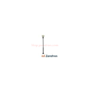 Zaratren - Farola metálica de un foco, Tipo 63, Tecnología LED, Escala H0, Ref: ZT-FR1094