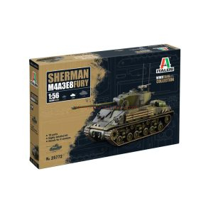 Italeri - Tanque Sherman M4A3E8 Furia, Escala 1:56, Ref: 25772