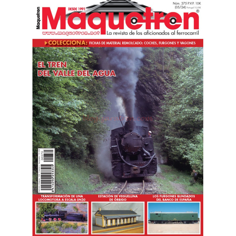 Revista mensual Maquetren, Nº 375, 2024