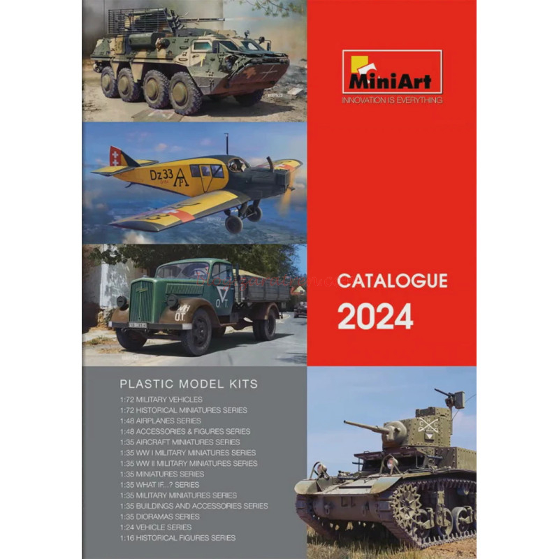 Miniart – Catalogo General Miniart 2024, en Ingles, Ref: 55024