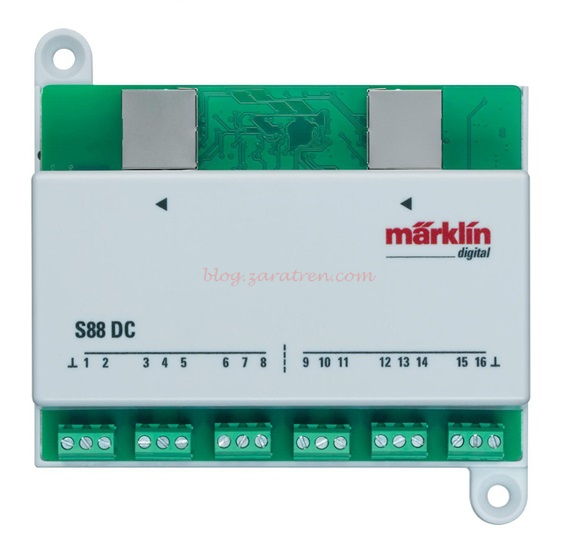 Marklin – Decodificador S88, Dos carriles, Escala H0, Ref: 60882