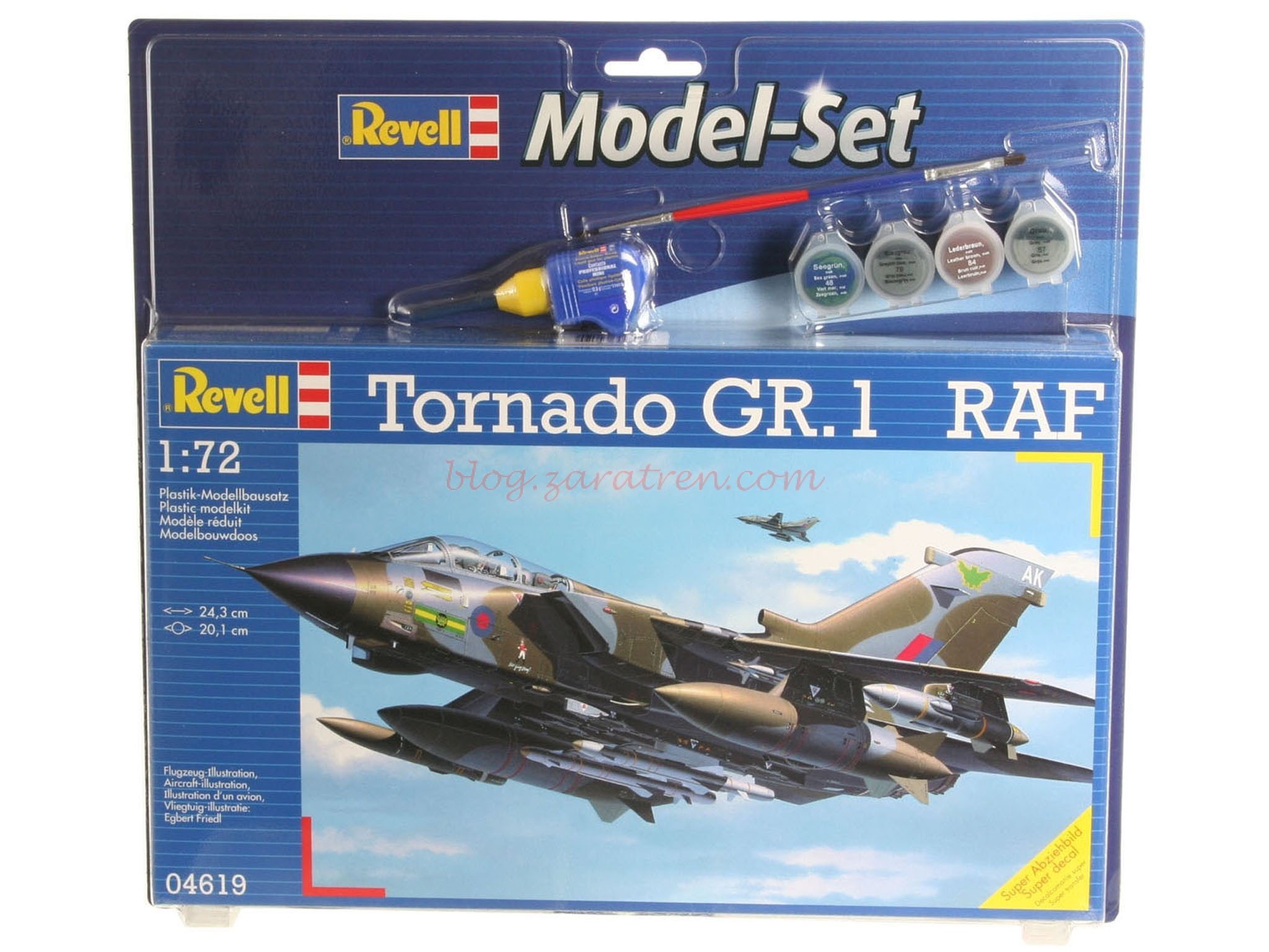 Revell – Avión Tornado GR.1 RAF, Escala 1:72, Ref: 64619