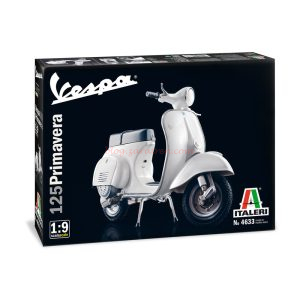 Italeri - Moto Vespa 125 "Primavera", Escala 1:9, Ref: 4633