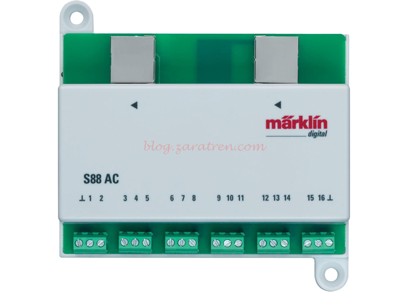 Marklin – Decodificador S88, Tres carriles, Escala H0, Ref: 60881