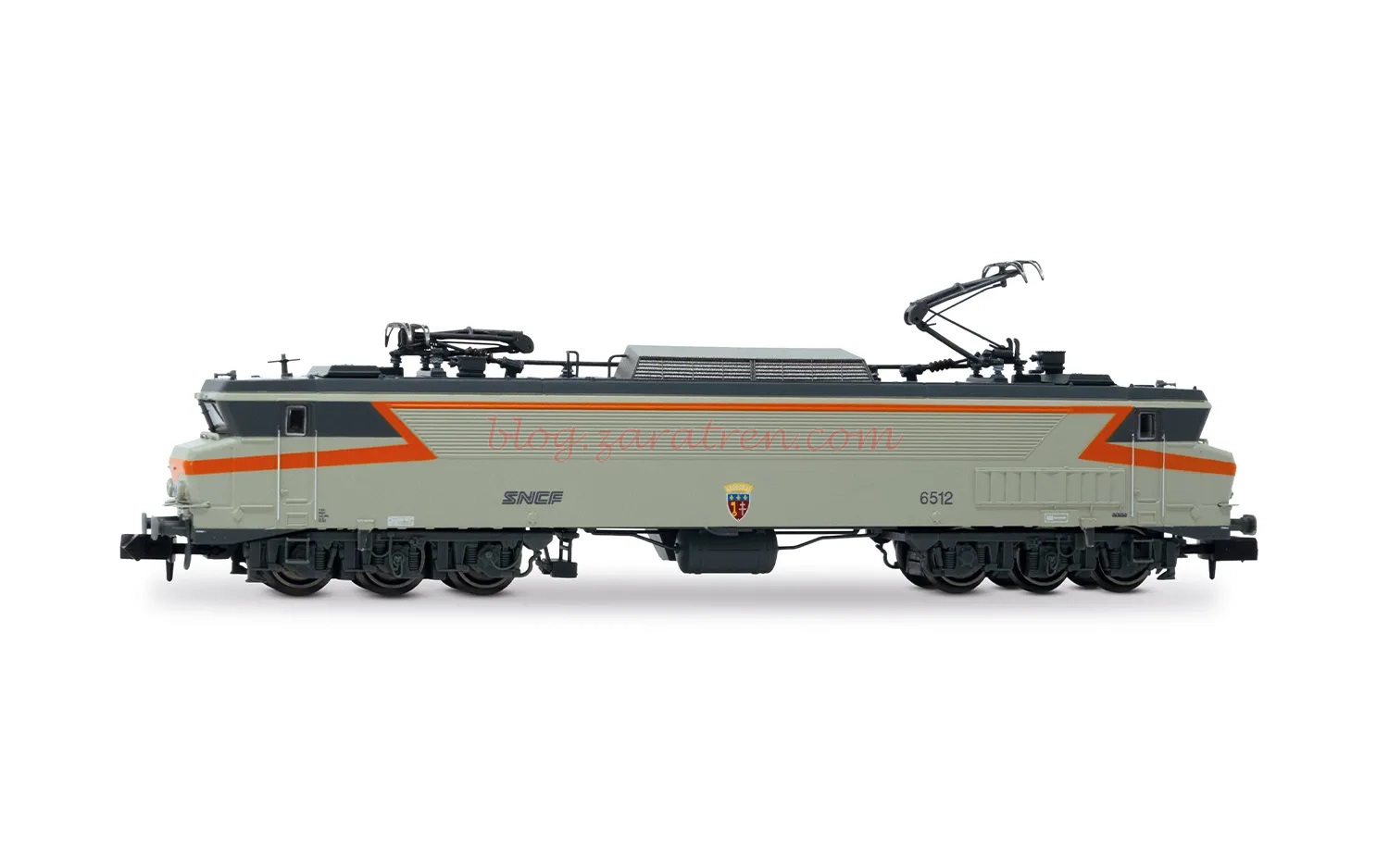 Arnold – Locomotora eléctrica CC 6512, Decoración Gris «Betón», SNCF, Época IV, Analógica, Escala N. Ref: HN2588