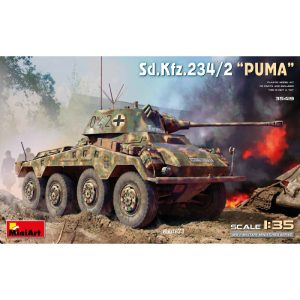 Miniart - Tanque SD.KFZ.234/2 PUMA, Escala 1:35, Ref: 35419