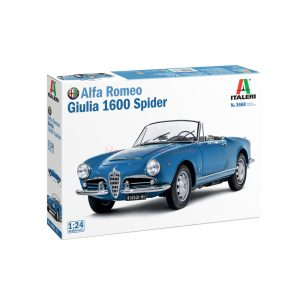 Italeri - Coche Alfa Romeo Giulia 1600 Spider, Escala 1:24, Ref: 3668.