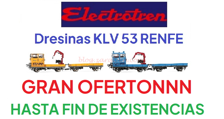 Electrotren – OFERTON de Dresinas KLV 53
