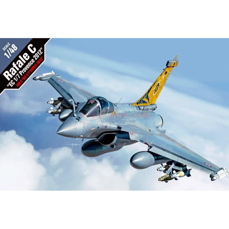 Academy – Avión Dassault Rafale C `EC 1/7 Provence 2012′, Escala 1:48, Ref: 12346