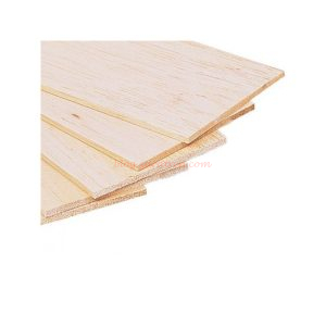 Dismoer - Plancha madera de balsa 100x1000x1.5 mm. Ref: 35302