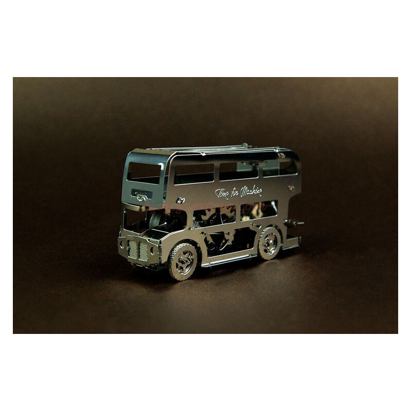 Time for Machine – Cute Double-decker, Kit de montaje en Metal, Ref: 38028