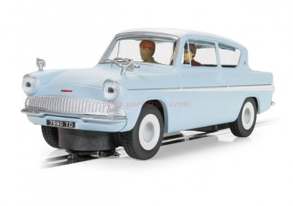 Superslot – Ford Anglia 105E – Harry Potter, Color Azul cielo, Escala 1/32. Ref: H4504