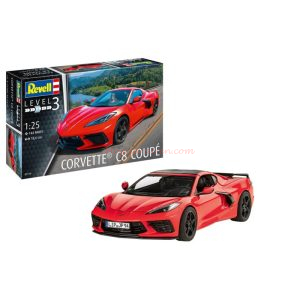 Revell - Coche Corvette C8 Coupé, Escala 1:24, Ref: 07714