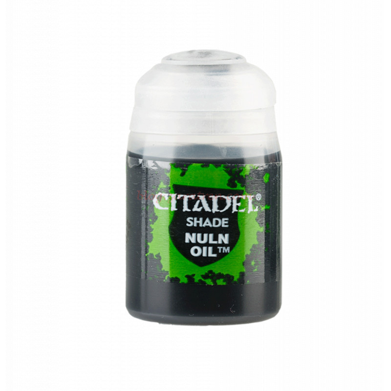 Citadel Colour – Acrílico, Pintura Shade: Nuln Oil, Bote 18 ml. Ref: 24-14