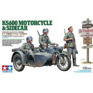 Tamiya - Motocicleta KS600 & Sidecar, Escala 1:35, Ref: 35384