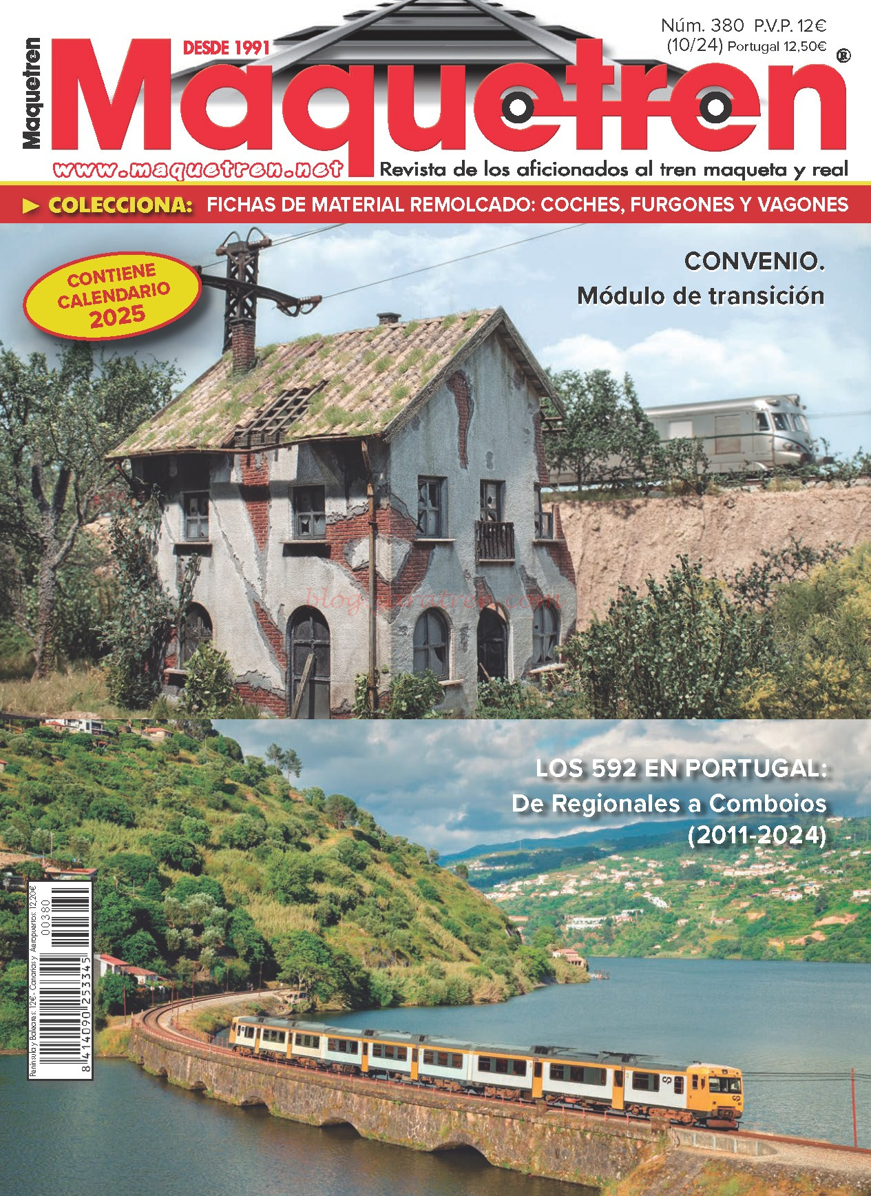 Revista mensual Maquetren, Nº 380, 2024