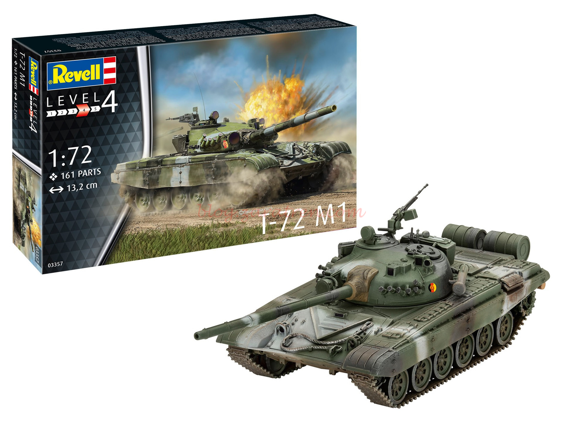 Revell – Tanque T-72 M1, Escala 1:72, Ref: 03357