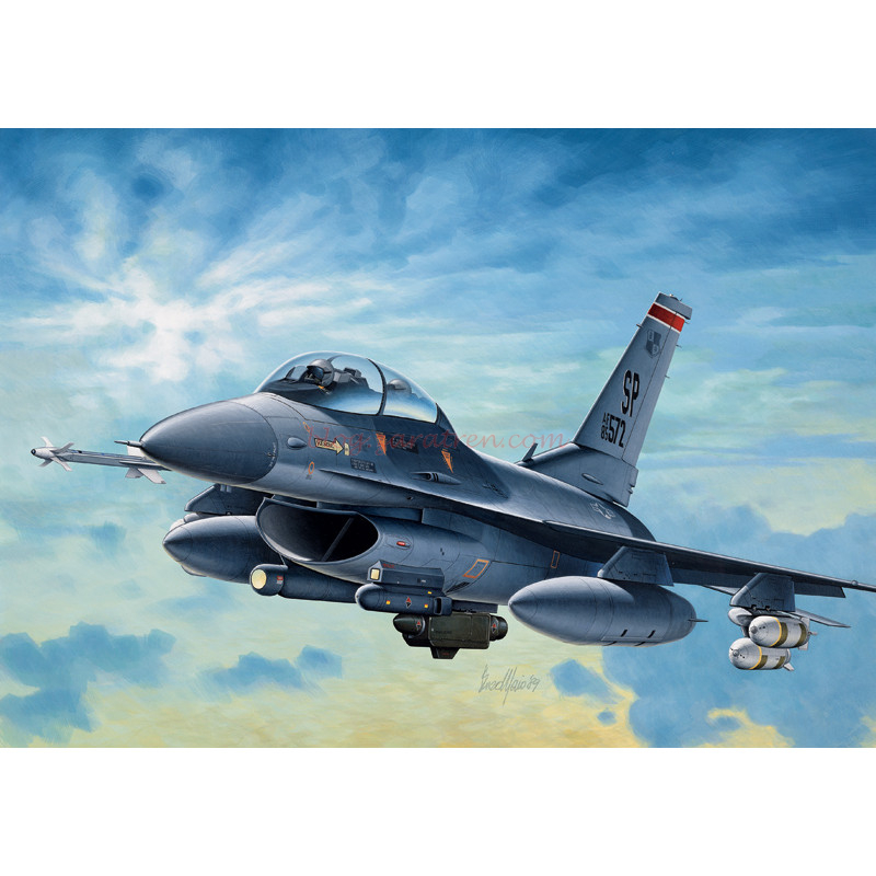 Italeri – Avión F – 16 C/D NIGHT FALCON, Escala 1:72, Ref: 188