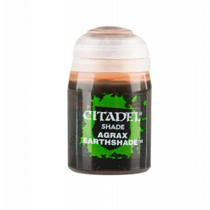 Citadel Colour - Acrílico, Pintura Shade: Agrax Earthshade, Bote 18 ml. Ref: 24-15