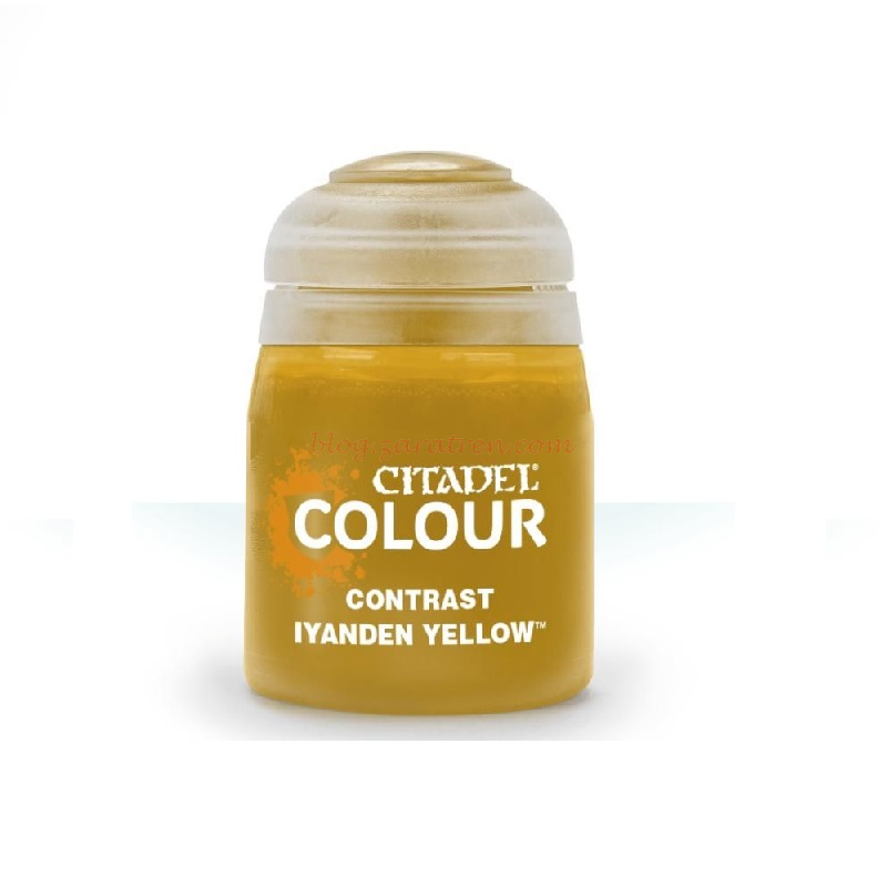 Citadel Colour – Acrílico, Pintura Contrast: Iyanden Yellow, Bote 18 ml. Ref: 29-10