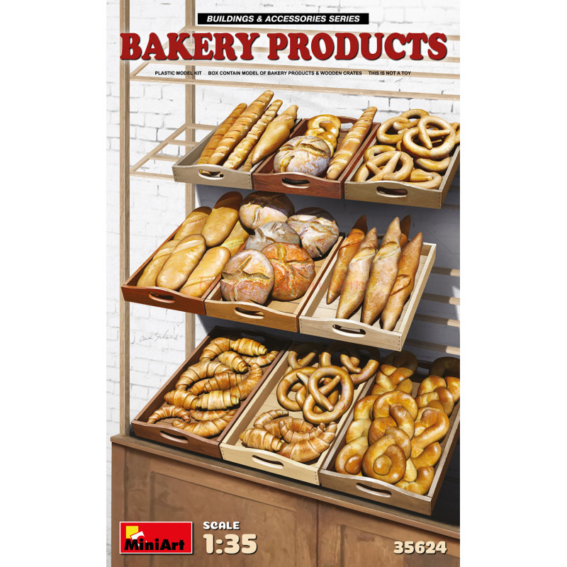 Miniart Models – Productos de Panaderia, Escala 1:35, Ref: 35624