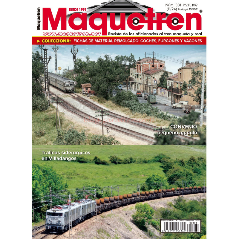 Revista mensual Maquetren, Nº 381, 2024