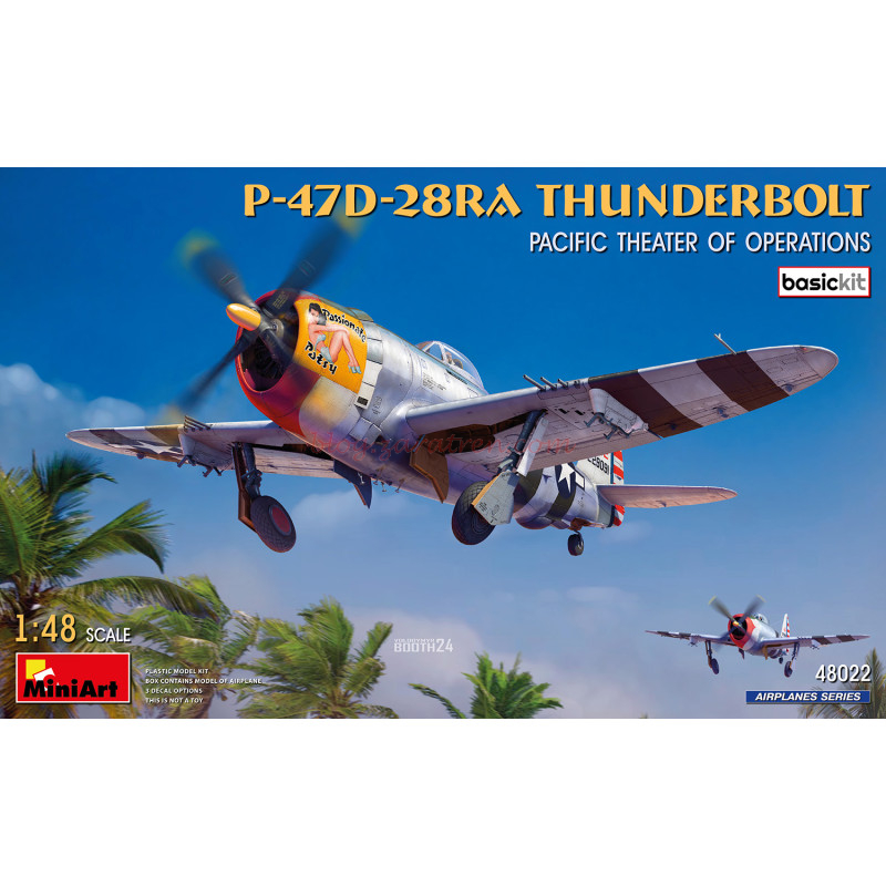 Miniart Models – Avión P-47D-28RA Thunderbolt, Escala 1:48, Ref: 48022