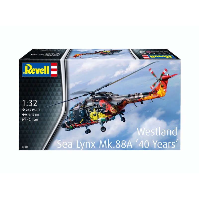 Revell – Helicoptero Westland Sea Lynx MK.88A, Escala 1:32, Ref: 03806