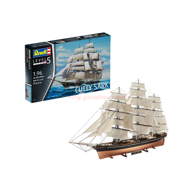 Revell – Barco H.M.S. Beagle, Escala 1:96, Ref: 05458