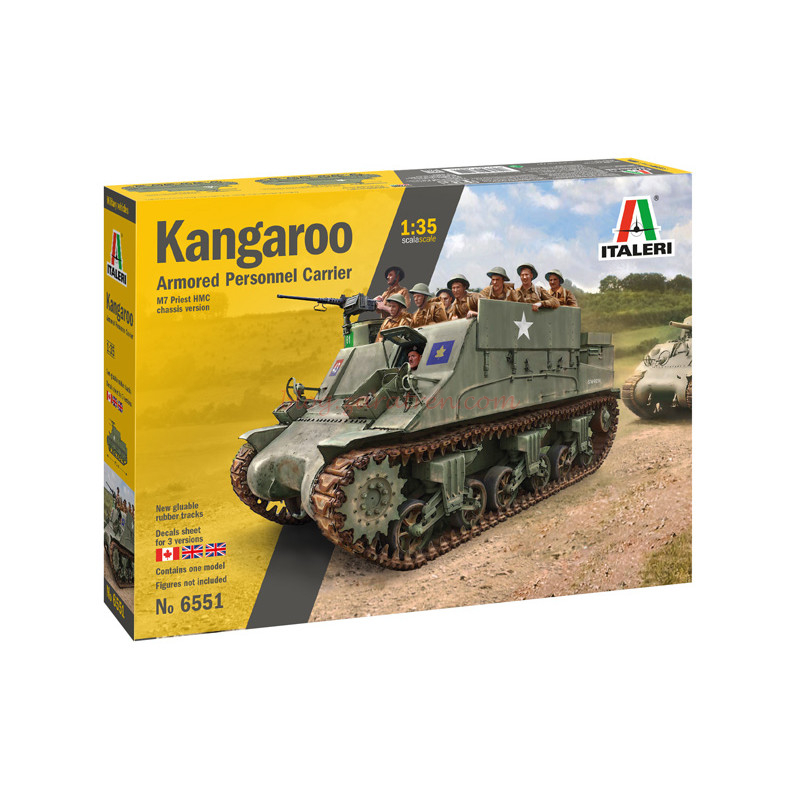 Italeri – Tanque Priest Kangaroo APC, Escala 1:35, Ref: 6551