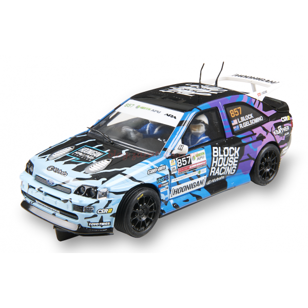 Ford Escort Cosworth Lia Block, Escala 1/32. Marca Scalextric, Ref: U10525S300