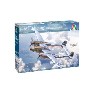 Italeri - Avión P-38 J Lightning, Escala 1:48, Ref: 2834