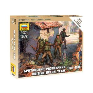 Zvezda - Equipo de Reconstán Británico, Escala 1:72, Ref: 6226