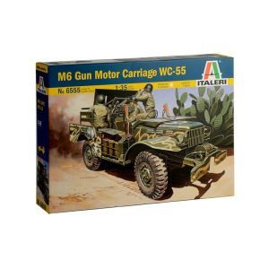 Italeri - Carro motorizado con pistola M6 WC-55, Escala 1:35, Ref: 6555