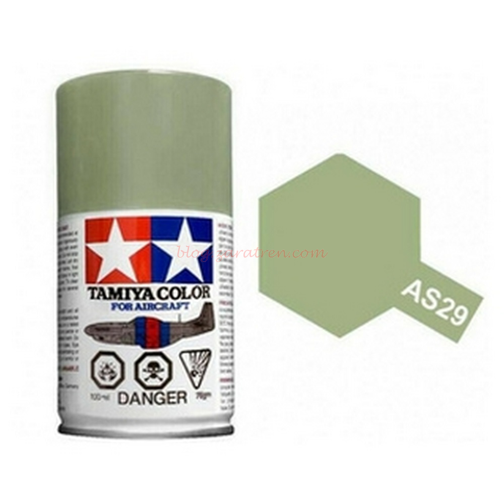 Spray Gray Green (IJN), Bote de 100 ml, ( 86529 ). Marca Tamiya, Ref: AS-29