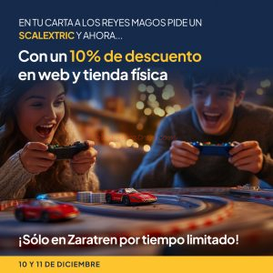 Descuento de un 10% de Descuento de las marcas Scalextric y Superslot, ya ha empezado