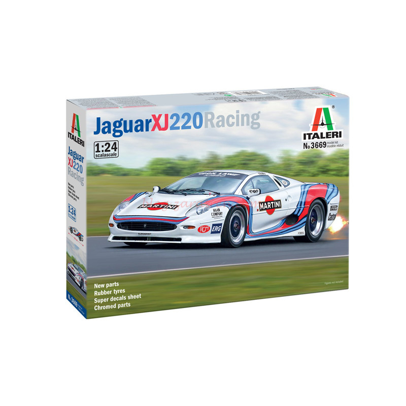 Italeri – Coche Jaguar XJ220 Racing, Escala 1:24, Ref: 3669.