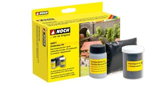 Noch - Pintura en polvo estructurada de construcción de carreteras, para todas las escalas, 250 y 125 ml. Ref: 60821.