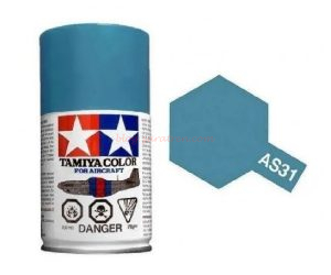 Tamiya - Spray Ocean Gray 2 RAF, Bote de 100 ml, ( 86531 ), Ref: AS-31