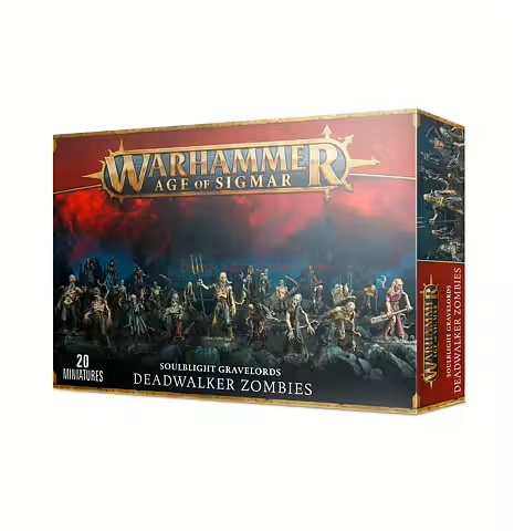 Warhammer Age of Sigmar, Soulblight Gravelords: Deadwalker Zombies, 20 unidades. Ref: 91-07